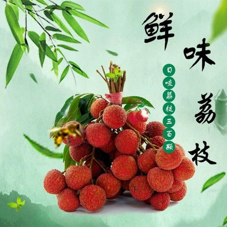 夏日甜蜜饋贈 廣西妃子笑荔枝，新鮮應季整箱批發(fā)正當時